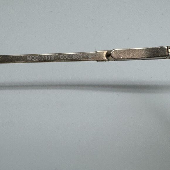 MARCOLIN Mod 7112 Brown/ Gold Swarovski Crystal Eyeglasses Frame 54-17-140 14312 - Picture 6 of 8